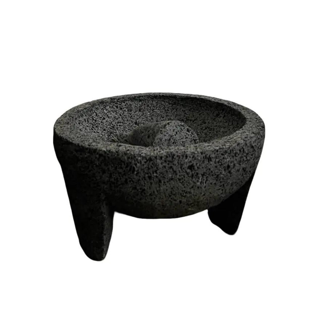 Molcajete Original 100% Lava Volcanic Stone Mortar and Pestle - Versatile Kitchen Tool for Grinding and Crushing Ingredients - Utensils