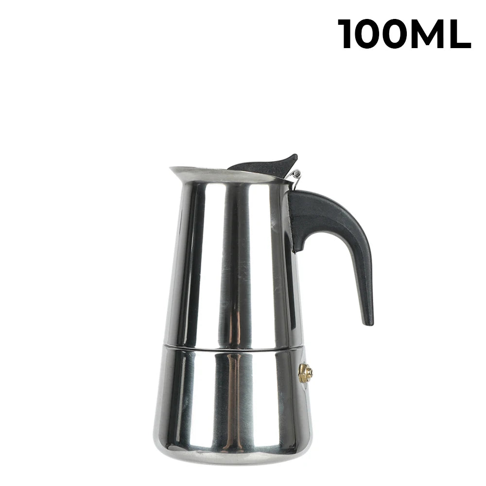 Mocha Coffee Pots Italian Aluminum Octagonal Pot Tea Maker Portable Coffee Maker