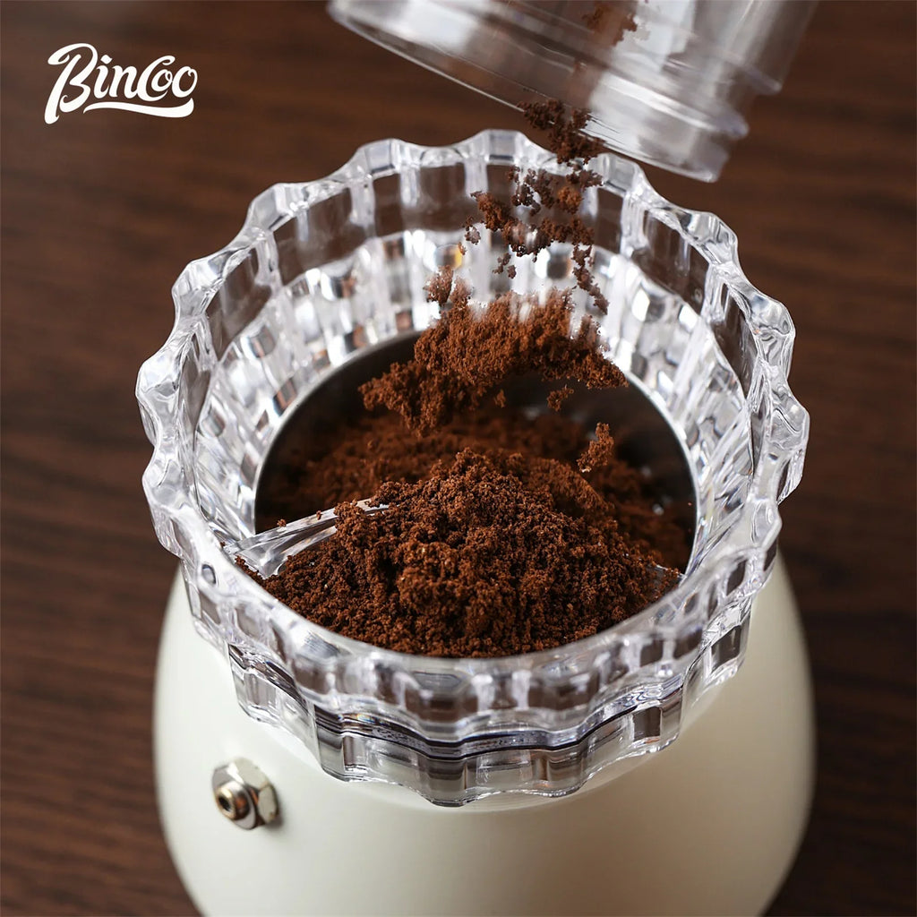 Bincoo Coffee Moka Pot Set with Filter Paper for Home Use Small Espresso Extraction Machine Complete Brewing Kit