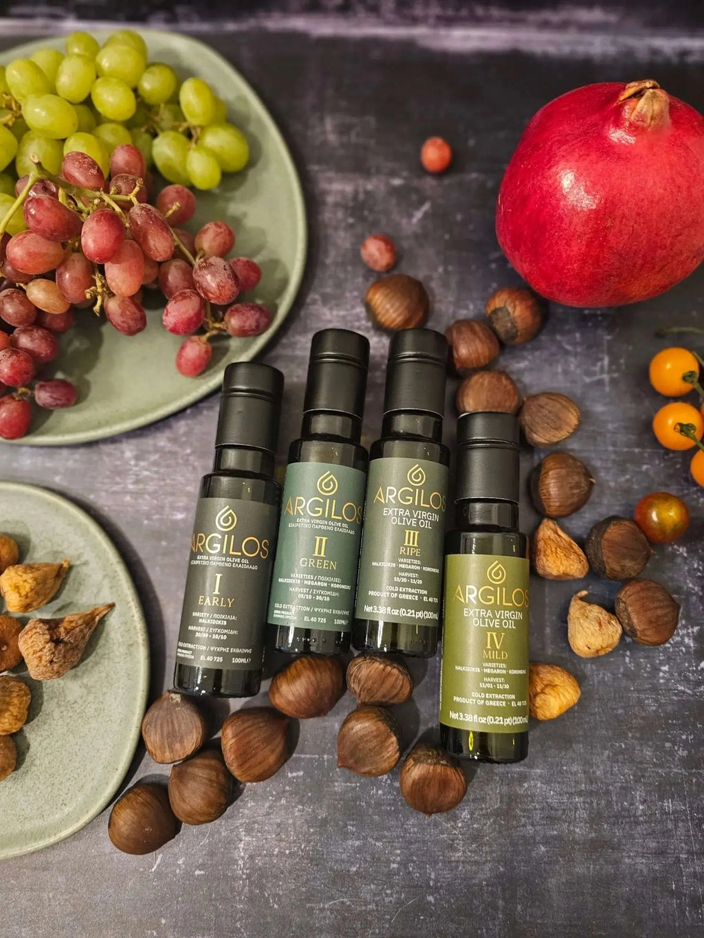 ARGILOS Greek Extra Virgin Olive Oil Tasting Bundle