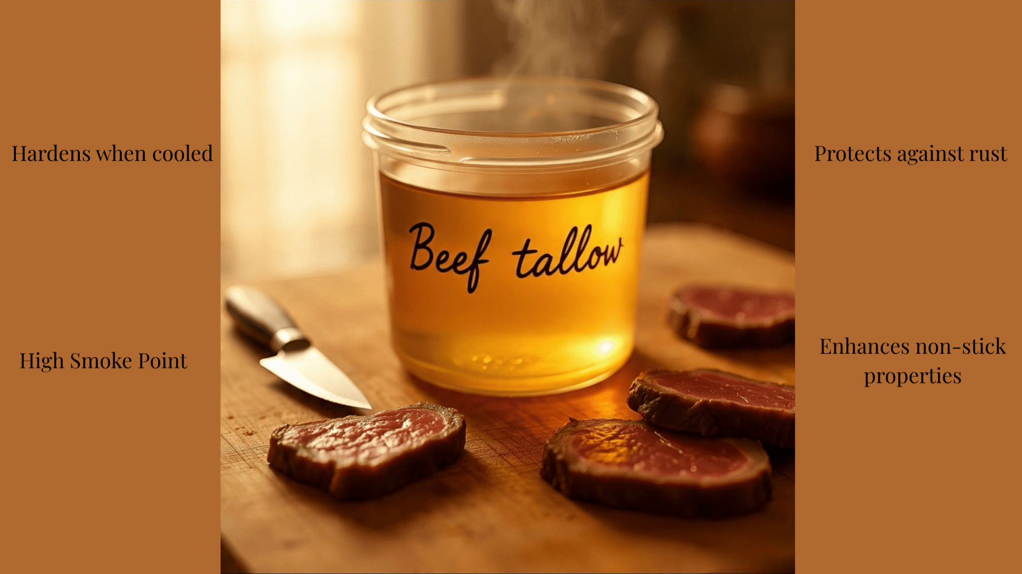 Tallow Cast Iron Seasoning